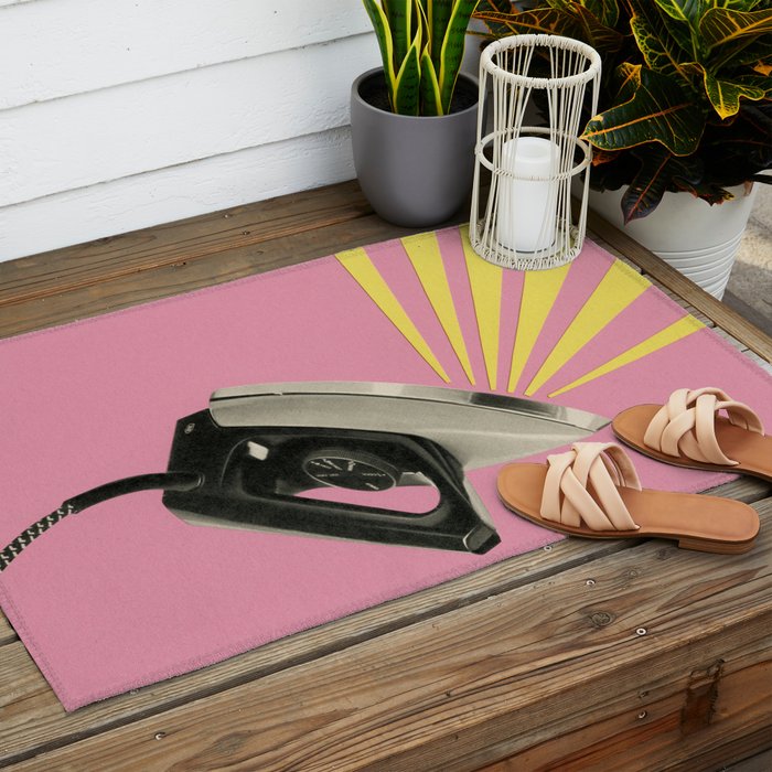 The Art of Ironing Outdoor Rug Gallery Image 2
