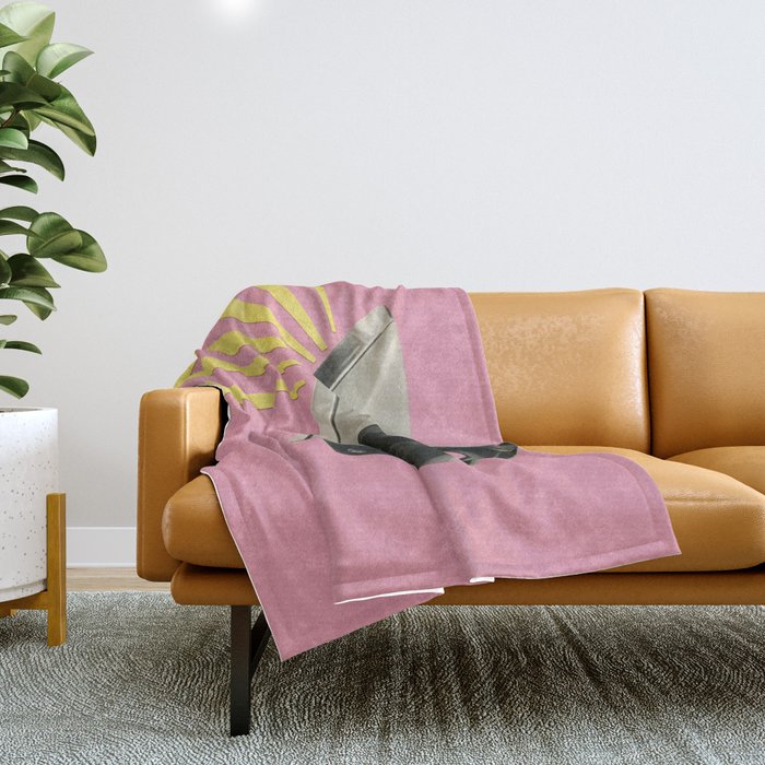 The Art of Ironing Throw Blanket Gallery Image 1