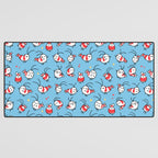 Shy shrimp - pattern Desk Mat Gallery Image 3