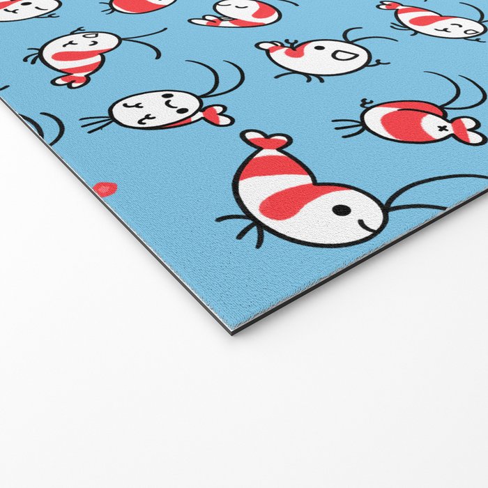 Shy shrimp - pattern Welcome Mat Gallery Image 2