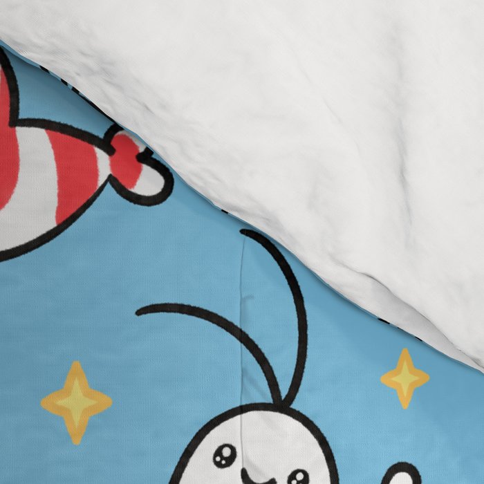 Shy shrimp - pattern Comforter Gallery Image 4