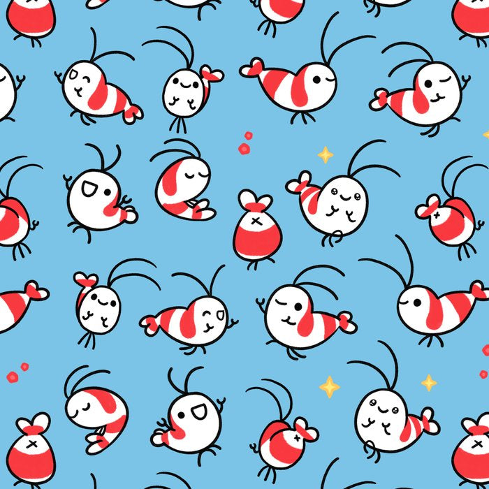 Shy shrimp - pattern Coffee Mug Gallery Image 2