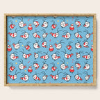 Shy shrimp - pattern Serving Tray Gallery Image 1