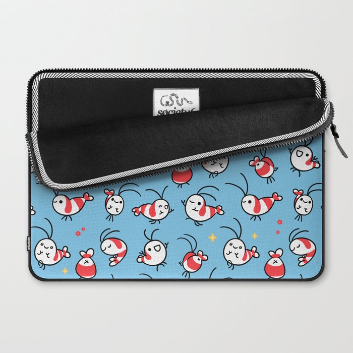 Shy shrimp - pattern Laptop Sleeve Gallery Image 2