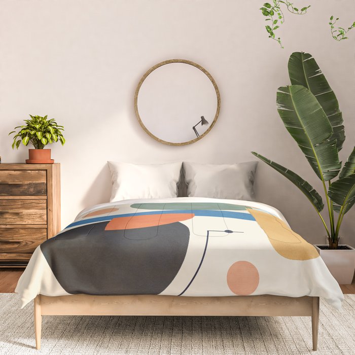 Geometric Color Play 01 Comforter Gallery Image 3