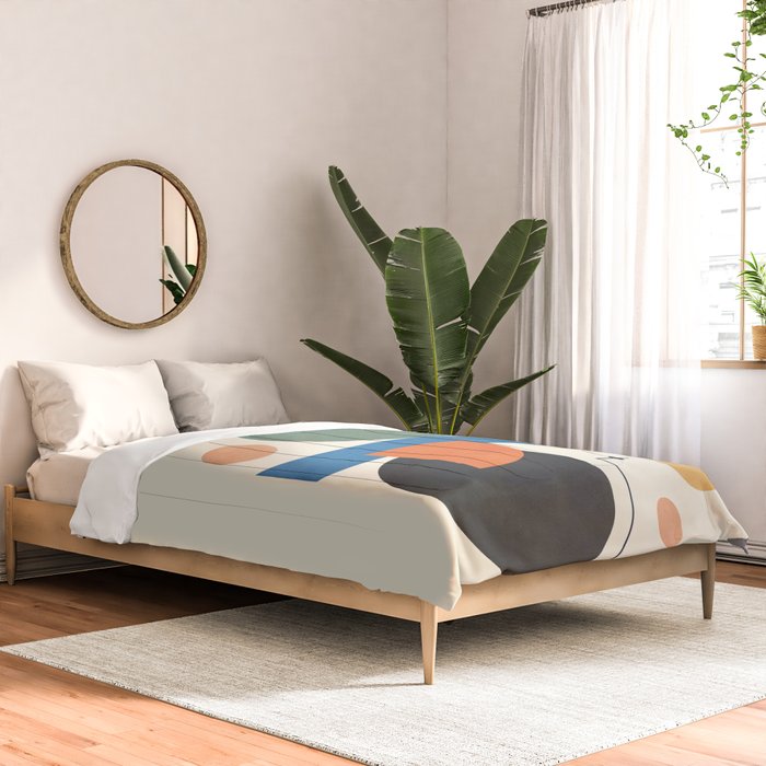 Geometric Color Play 01 Comforter Gallery Image 2
