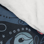 Arctic animals Polar bear, narwhal, seal, fox, puffin, whale  Comforter Gallery Image 4