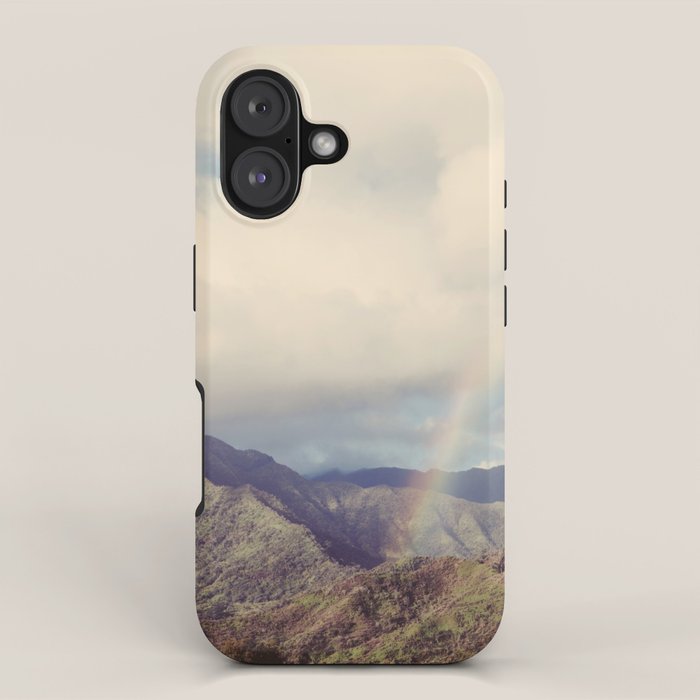 Kauai Rainbow - Hawaii Nature, Landscape Photography iPhone Case Gallery Image 1