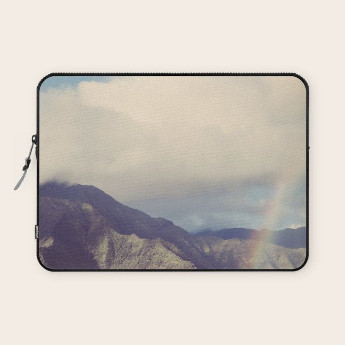 Kauai Rainbow - Hawaii Nature, Landscape Photography Laptop Sleeve Gallery Image 1