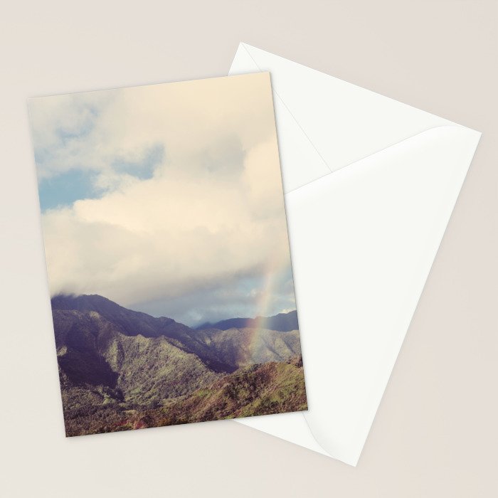 Kauai Rainbow - Hawaii Nature, Landscape Photography Stationery Card Gallery Image 2
