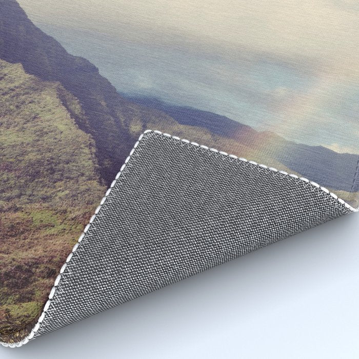 Kauai Rainbow - Hawaii Nature, Landscape Photography Rug Gallery Image 4