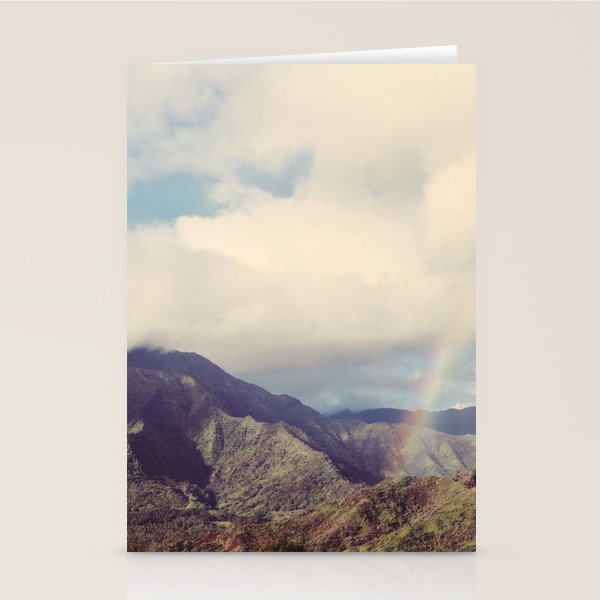 Kauai Rainbow - Hawaii Nature, Landscape Photography Stationery Card Gallery Image 2