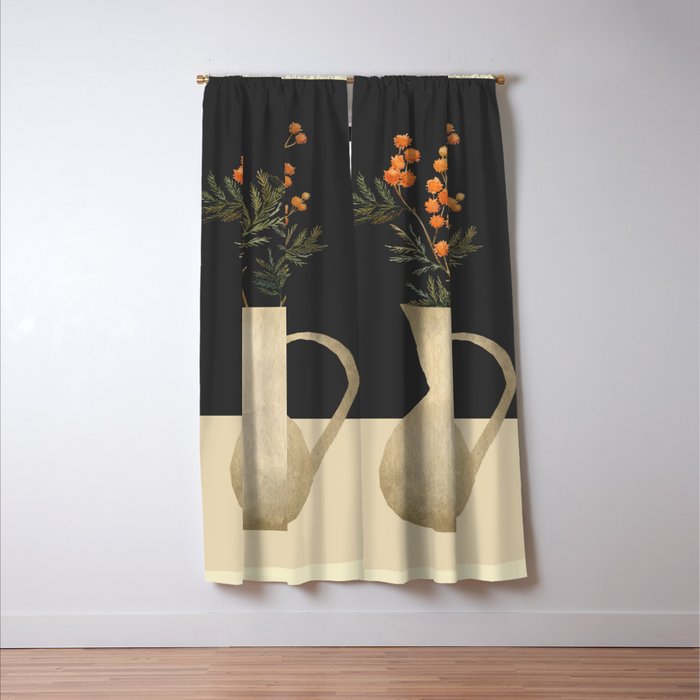 Flowers In A Vase 23 Window Curtain Gallery Image 3