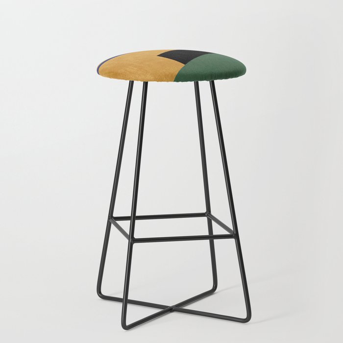 Geometric Compo 1 Filet - green Stool Gallery Image 1