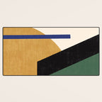 Geometric Compo 1 Filet - green Desk Mat Gallery Image 3