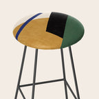 Geometric Compo 1 Filet - green Stool Gallery Image 2