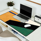 Geometric Compo 1 Filet - green Desk Mat Gallery Image 2