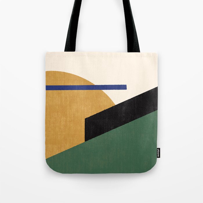 Geometric Compo 1 Filet - green Tote Bag Gallery Image 1