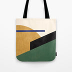 Geometric Compo 1 Filet - green Tote Bag Gallery Image 1