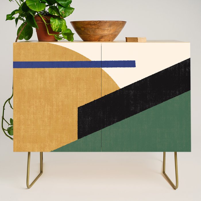 Geometric Compo 1 Filet - green Credenza Gallery Image 1