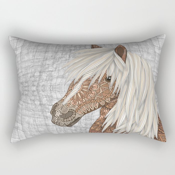 Haflinger Horse Rectangular Pillow Gallery Image 2