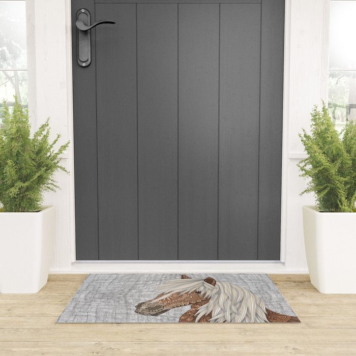 Haflinger Horse Welcome Mat Gallery Image 3