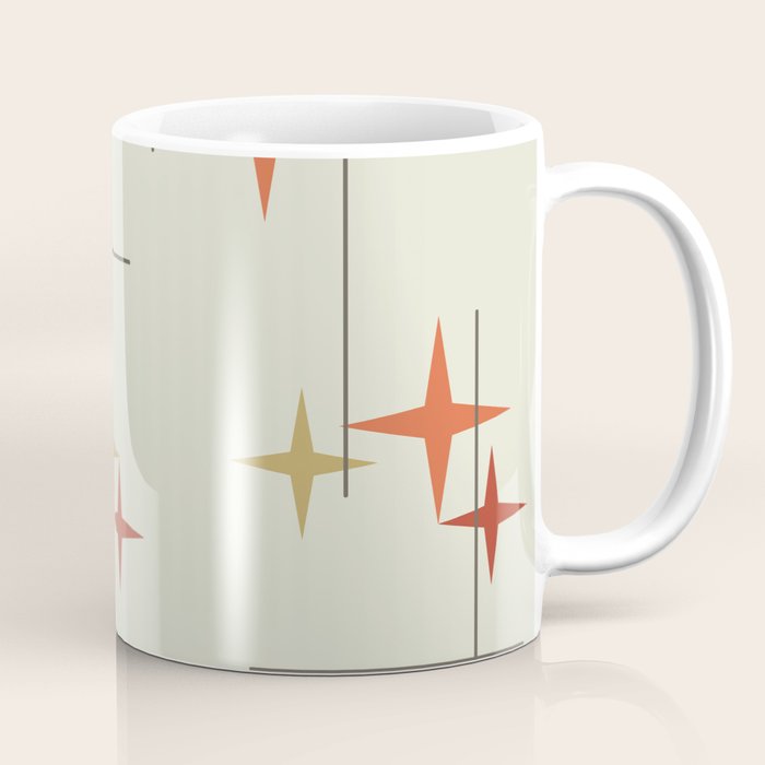 Mid Century Modern Stars Coffee Mug Gallery Image 1