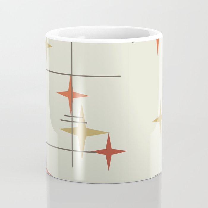 Mid Century Modern Stars Coffee Mug Gallery Image 4