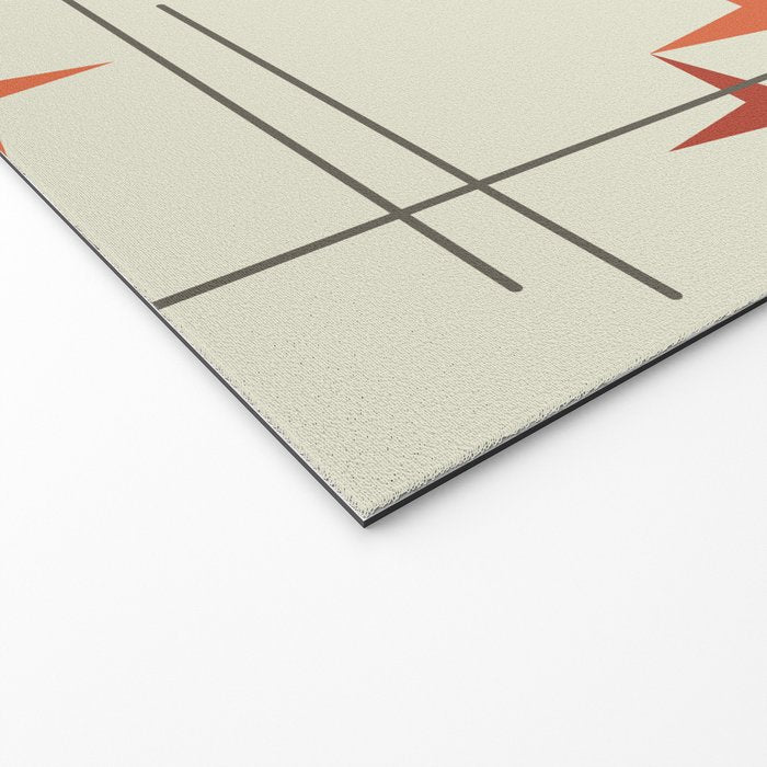 Mid Century Modern Stars Welcome Mat Gallery Image 2