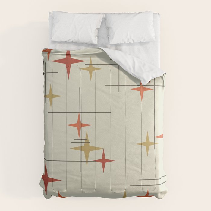 Mid Century Modern Stars Comforter Gallery Image 1