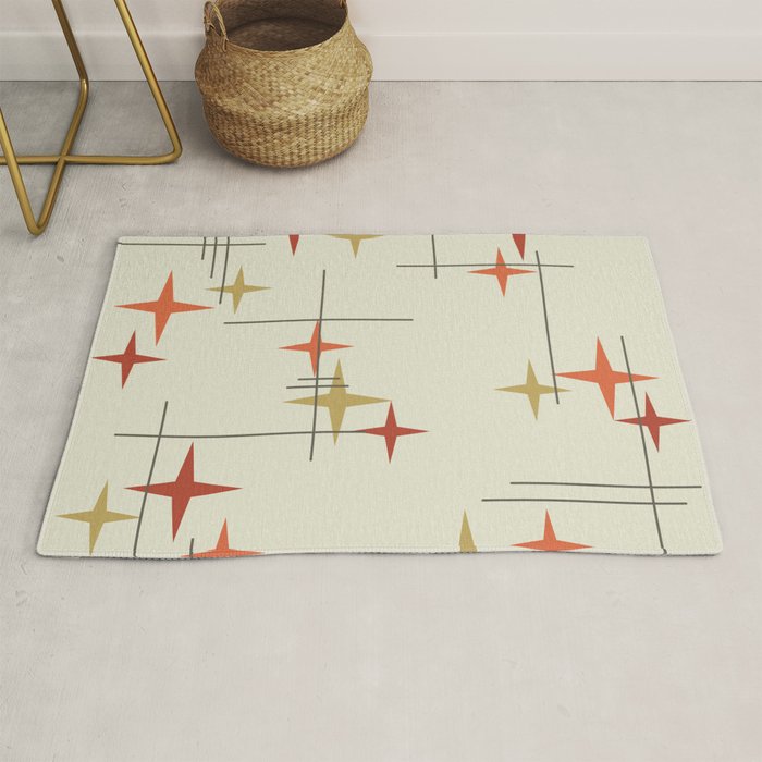 Mid Century Modern Stars Rug Gallery Image 1