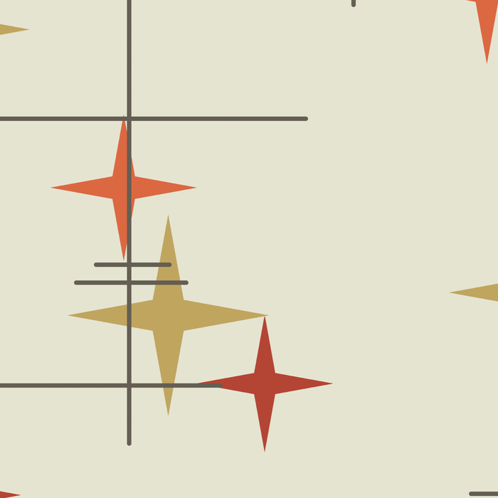 Mid Century Modern Stars Coffee Mug Gallery Image 2