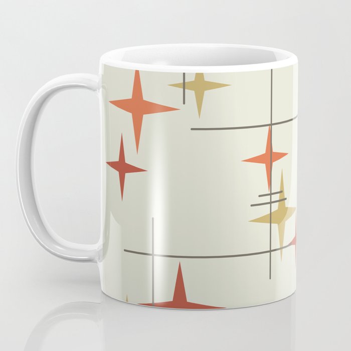 Mid Century Modern Stars Coffee Mug Gallery Image 3