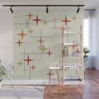 Mid Century Modern Stars Wall Mural Gallery Image 1