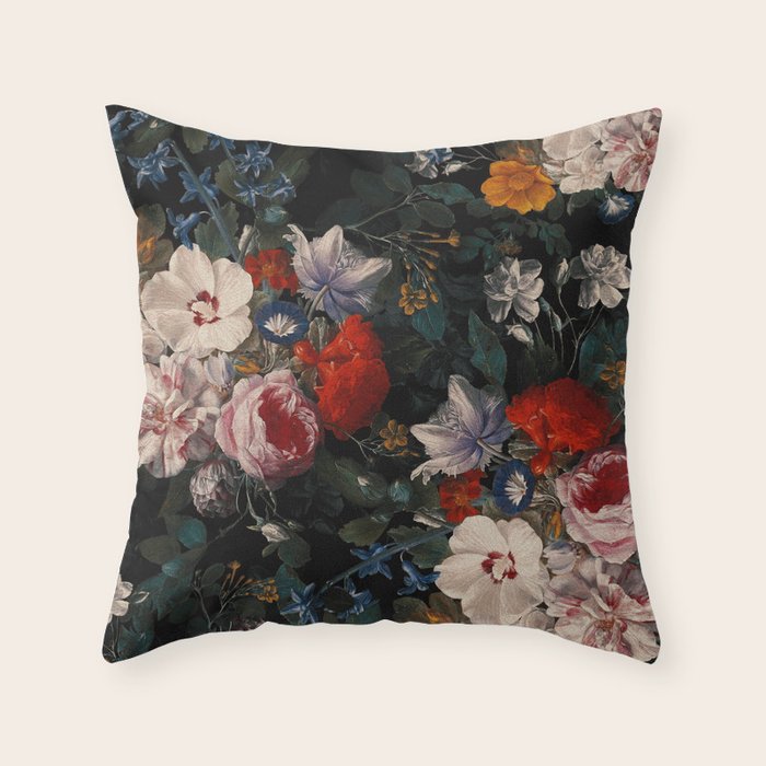 Mysterious Garden V Throw Pillow Gallery Image 1