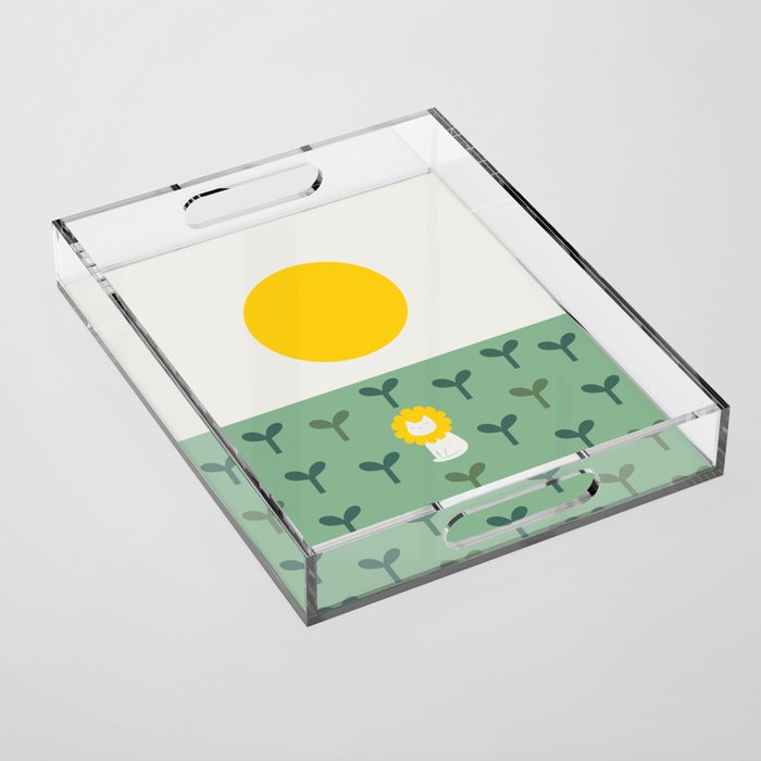 Cat Landscape 139: Someday Acrylic Tray Gallery Image 1