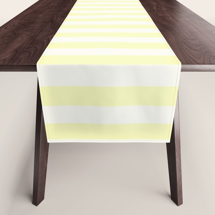 Melo Yellow Stripe Table Runner Gallery Image 1