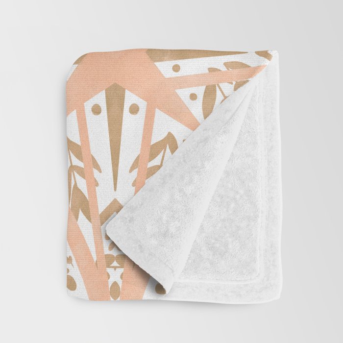 Tile wild leaves starry PF2 Throw Blanket Gallery Image 3