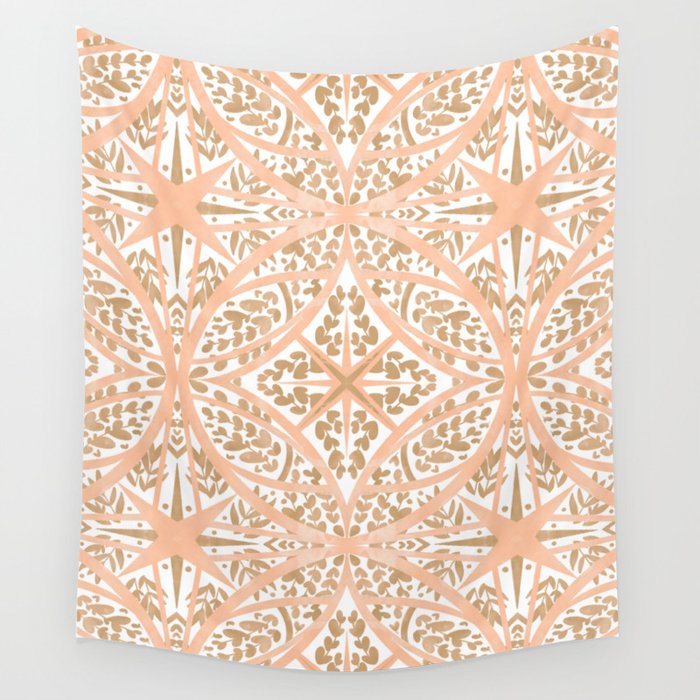 Tile wild leaves starry PF2 Wall Tapestry Gallery Image 4