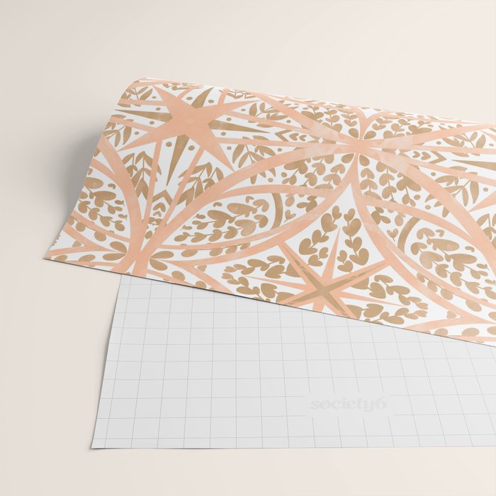 Tile wild leaves starry PF2 Wrapping Paper Gallery Image 2