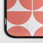 Mid Century Modern Geometric 04 Living Coral Laptop Sleeve Gallery Image 3