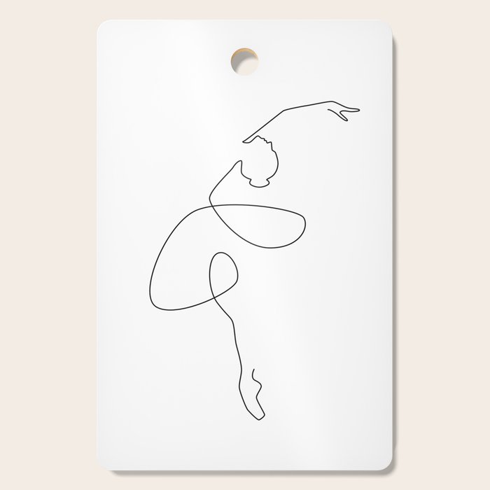 Fine Ballerina Cutting Board Gallery Image 1