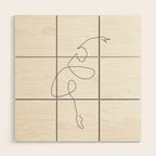 Fine Ballerina Wood Wall Art Gallery Image 1