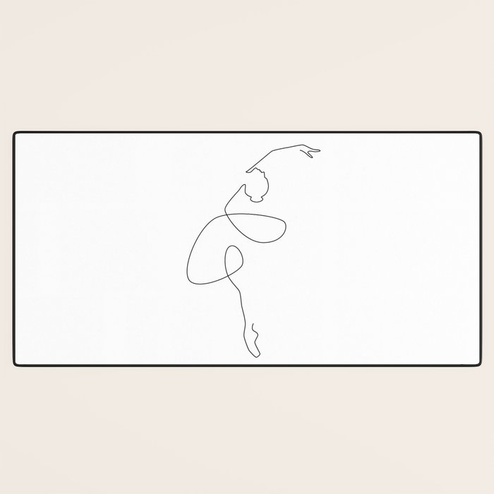 Fine Ballerina Desk Mat Gallery Image 3