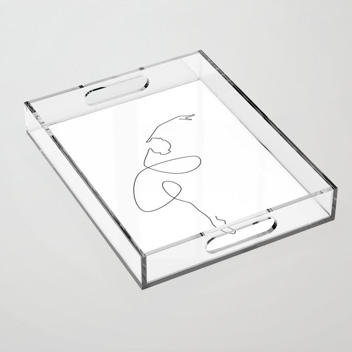 Fine Ballerina Acrylic Tray Gallery Image 1