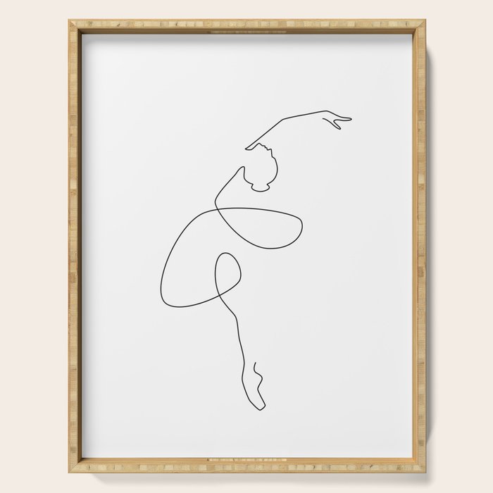 Fine Ballerina Serving Tray Gallery Image 1