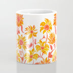 Sunflower Watercolor â Fiery Palette Coffee Mug Gallery Image 4