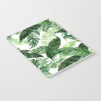 Green leaf watercolor pattern Notebook Gallery Image 2