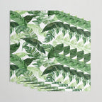 Green leaf watercolor pattern Wrapping Paper Gallery Image 3