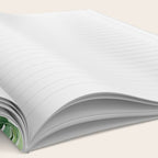 Green leaf watercolor pattern Notebook Gallery Image 2